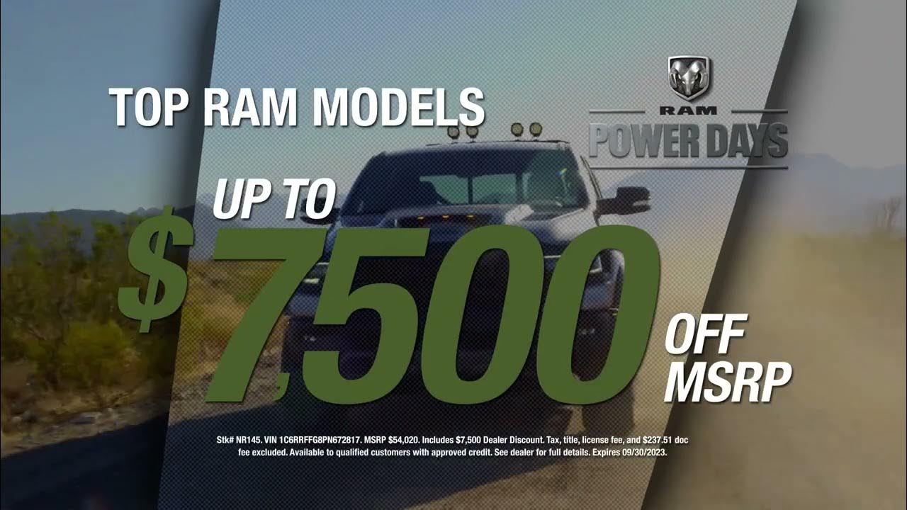 Enjoy Up To SEVENTY FIVE HUNDRED Dollars In Savings On Our Top Ram enjoy-up-to-seventy-five-hundred-dollars-in-savings-on-our-top-ram