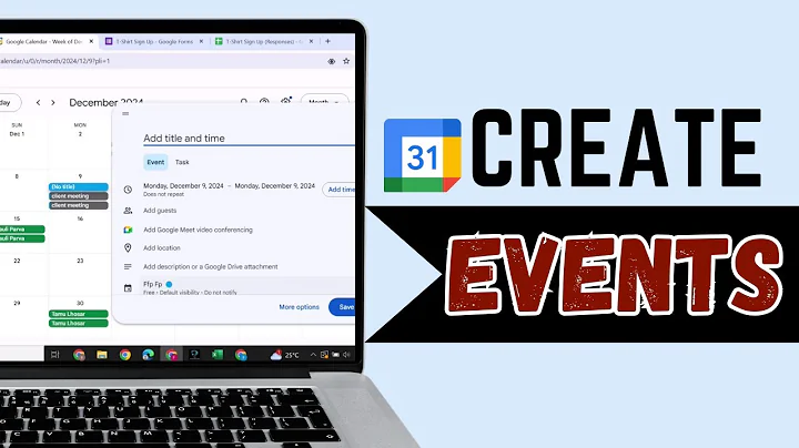 How to Automatically Create Google Calendar Events from Google Sheets And Google Forms