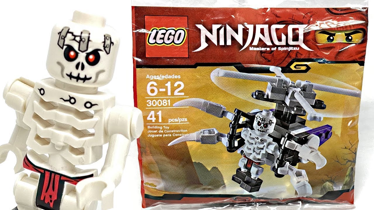 Classic LEGO Ninjago Skeleton Chopper review! 2011 polybag 30081! - YouTube