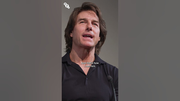 Tom Cruise on meeting Dustin Hoffman for the first time
