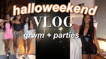 HALLOWEEKEND VLOG 🎃 | grwm + parties