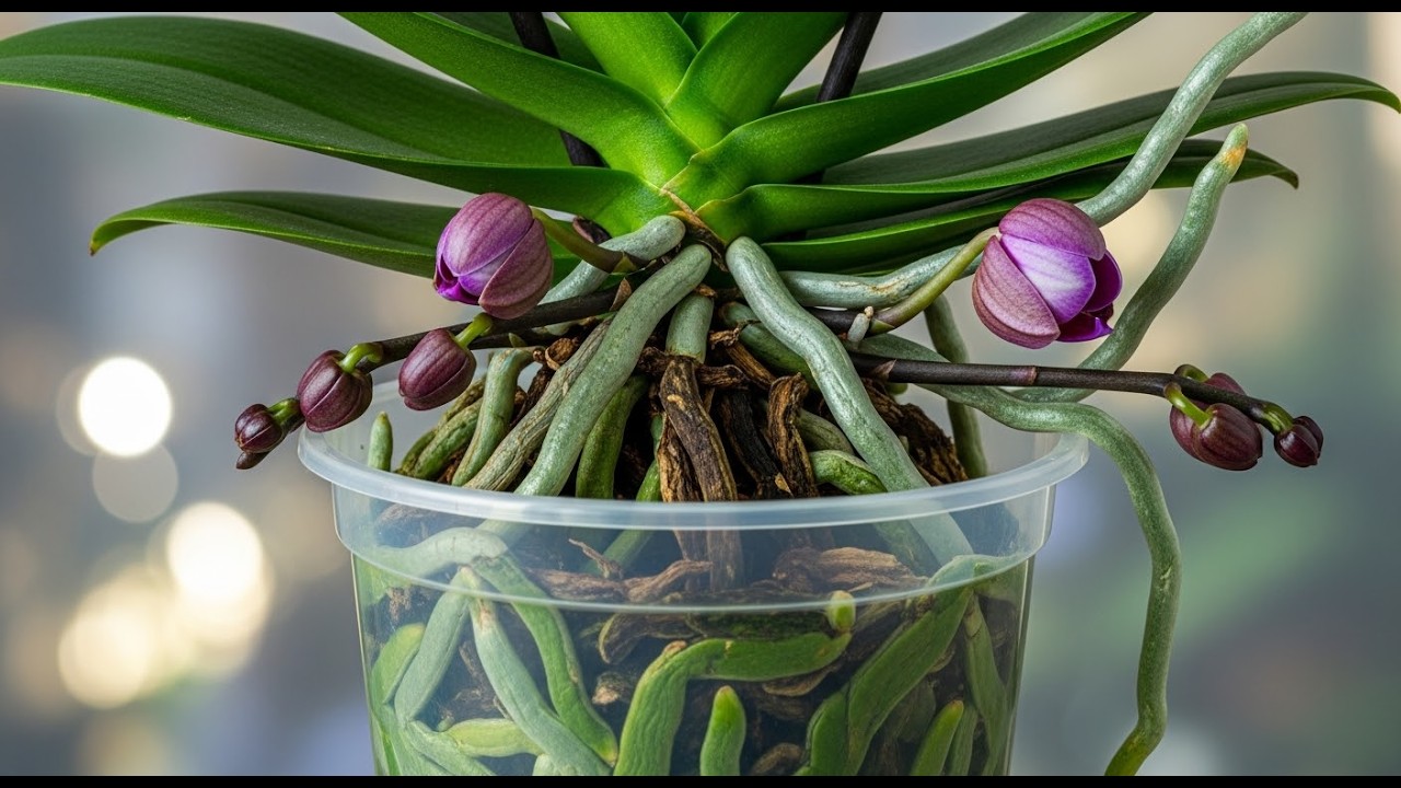 Поместите это под свои орхидеи! Наблюдайте за 100% ростом корней и цветением круглый год.