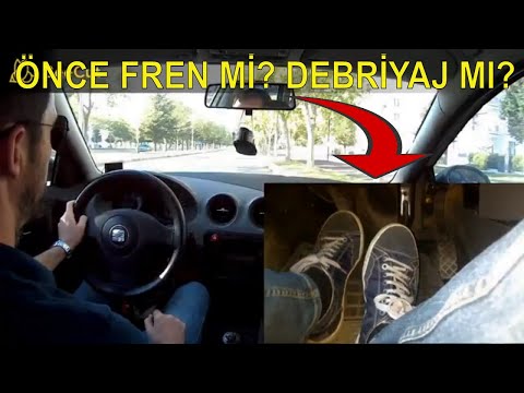 ARABA NASIL DURDURULUR? ÖNCE FREN Mİ? DEBRİYAJ MI?