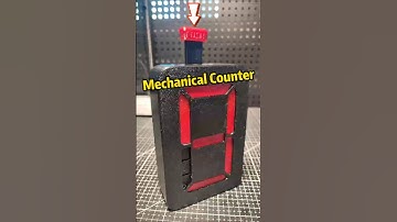 3D Printed OPTIMIZED 7 Segment Mechanical Counter # 3dprinting