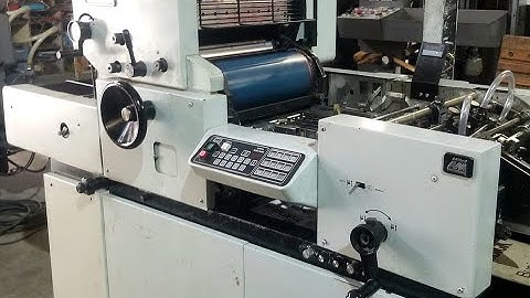 MULTILITH 1650 OFFFSET PRINTING PRESS OPERATION