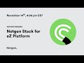 Overview of netgen stack for ez platform  netgen webinar 201911