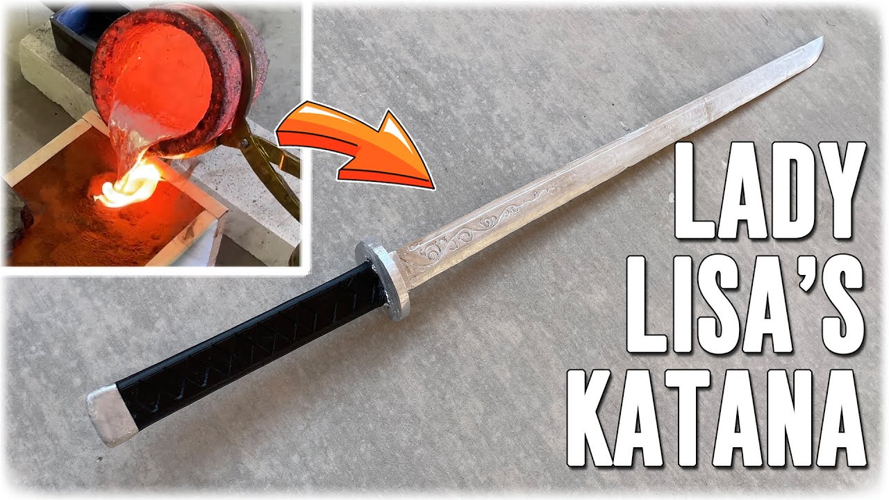 Casting Lady Lisa's KATANA From The Movie Pixels Dojo Quest