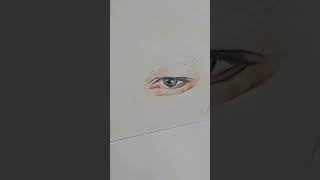 رسم العين وتلوينها (الرسمة كاملة بالقناة ) art foryou viral رسم_سهل رسم fyp