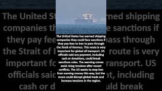 US Threatens Global Shipping Firms