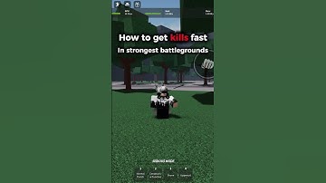 How to get kills fast in strongest battlegrounds. #shorts #roblox #tsbg #strongestbattlegrounds