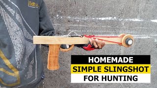 Homemade Simple Slingshot For Hunting