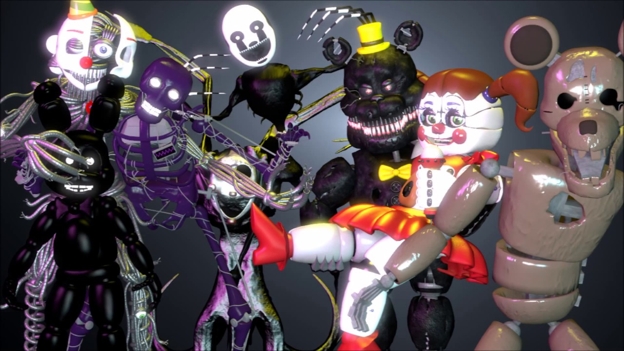 All the cursed Animatronics, fan game or not, these guys are freakshows in ...