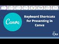 11 Keyboard shortcuts for presentations in Canva