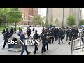 Police caught on camera pushing man to ground during Buffalo protest l ABC News