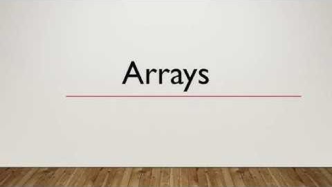 Computer Science 2210 Paper 2 Arrays