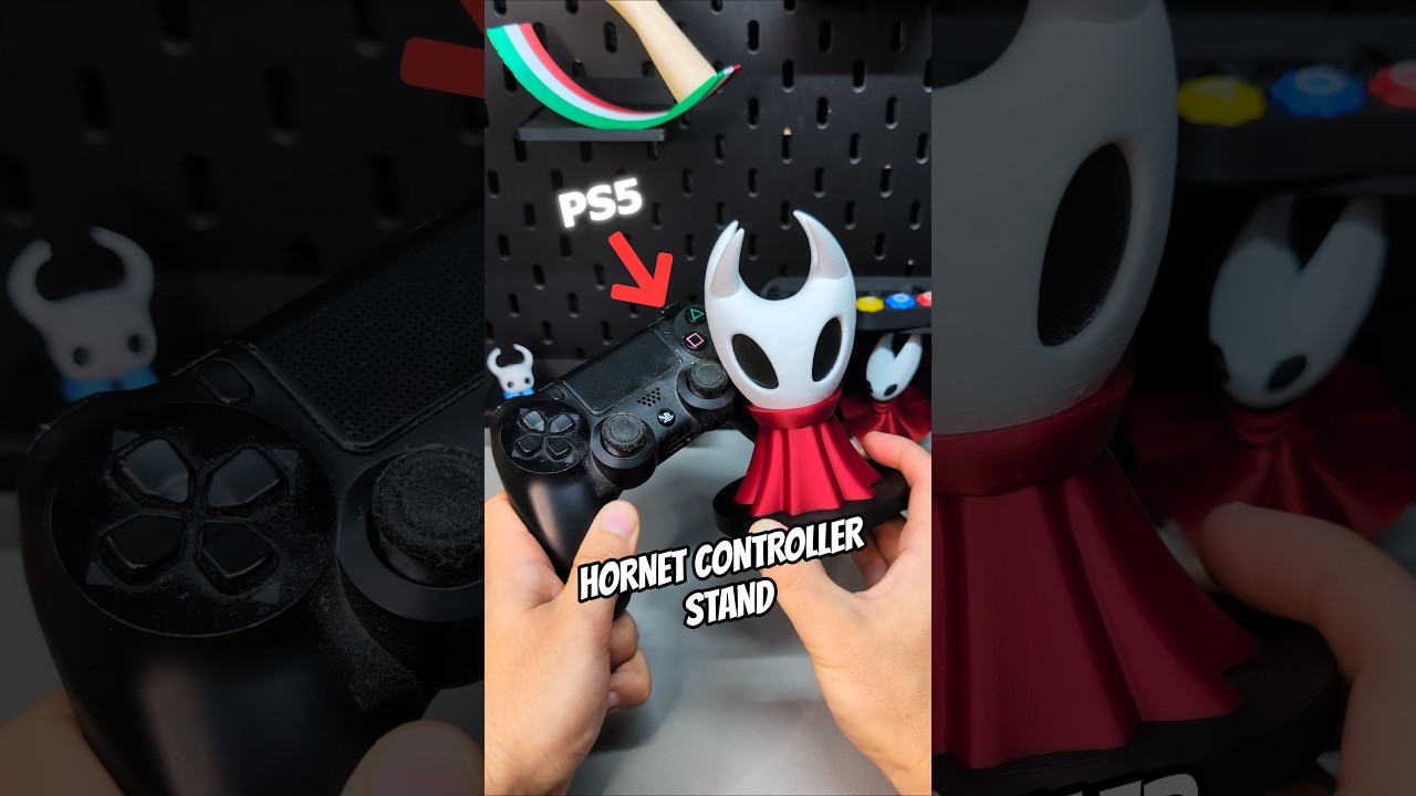 Подставка для контроллера Silksong Hornet PS5, напечатанная на 3D-принтере 🎮