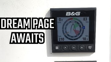Simplest Way to Create a Navigation Page on the B&G Triton 2