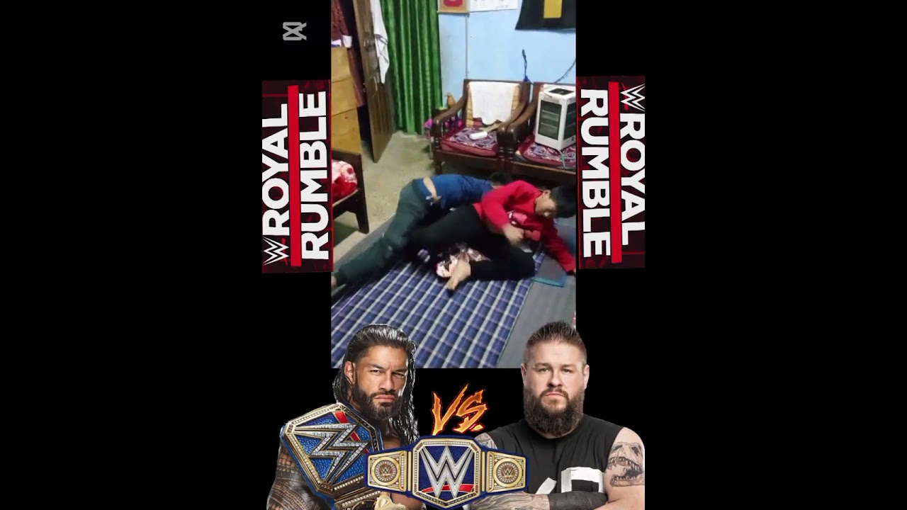 Roman Reigns vs Kevin Owens. Royal Rumble | Wrestling Fan Made. 