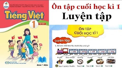 Tiếng Việt Lớp 1 | ÔN TẬP CUỐI HỌC KÌ 1 | Luyện tập | Trang 166 | Sách Cánh Diều