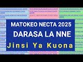 Matokeo Ya Darasa La Nne 2025 SFNA Results 2025 Jinsi Ya Kuangalia Matokeo NECTA