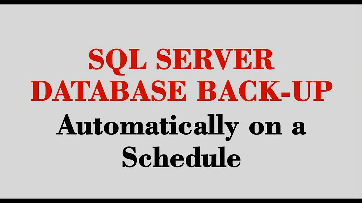 CREATE MAINTENANCE PLAN TO BACK UP DATABASE in SQL Server 2016 | Schedule SQL Server Database Backup