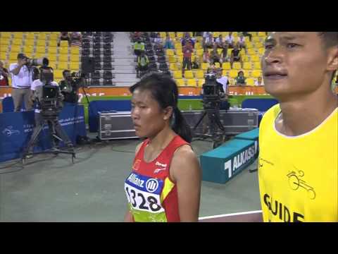 Women's 100m T11 | final |  2015 IPC Athletics World Championships Doha