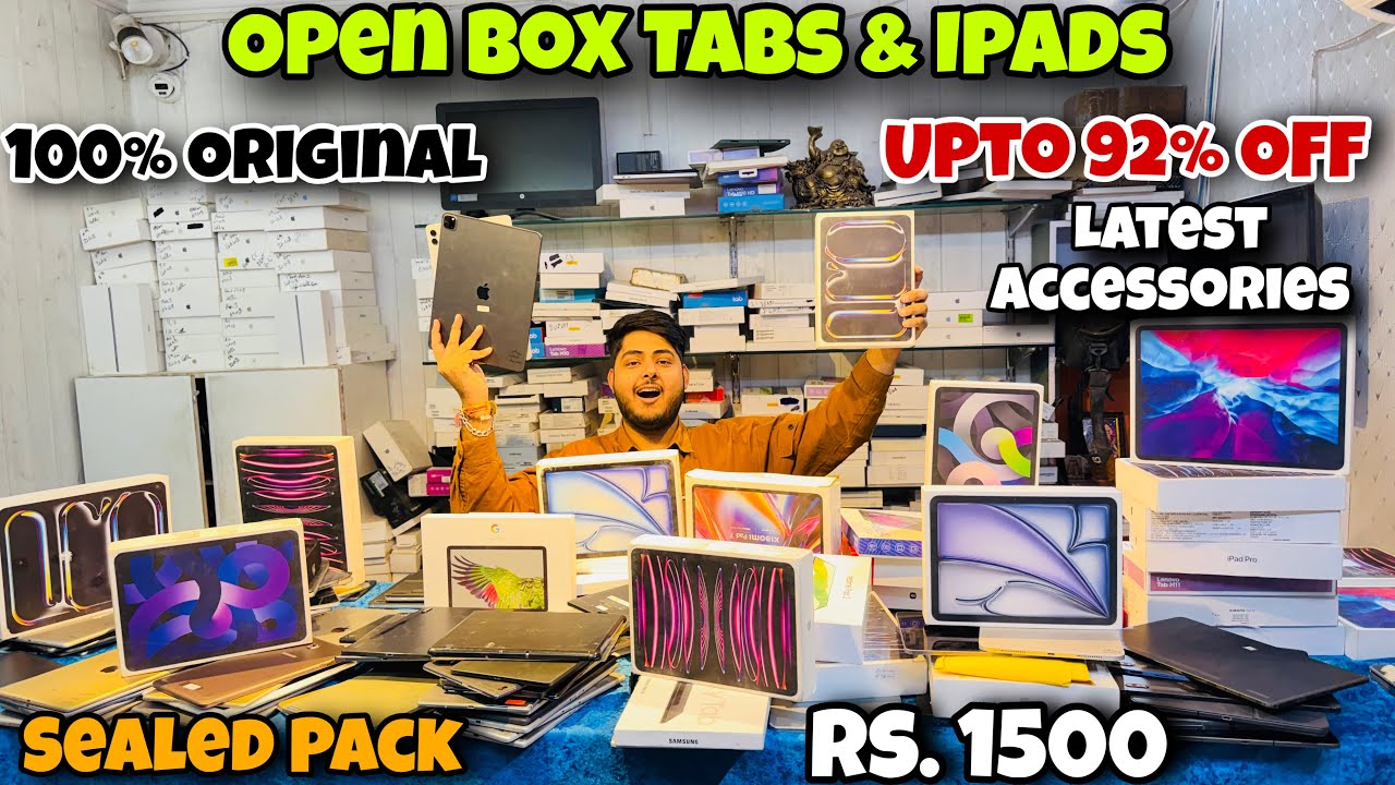 Open Box Ipads & Tabs | Upto 92% OFF | 100% Original | Warranty | Capital Darshan