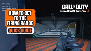 Hoe kom je op de schietbaan? Black Ops 7 Snelle handleiding