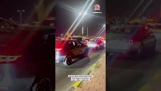 Night Walk After Work | Heavy Traffic &amp; Road Maintenance Work Kuwait.#shorts #kuwait