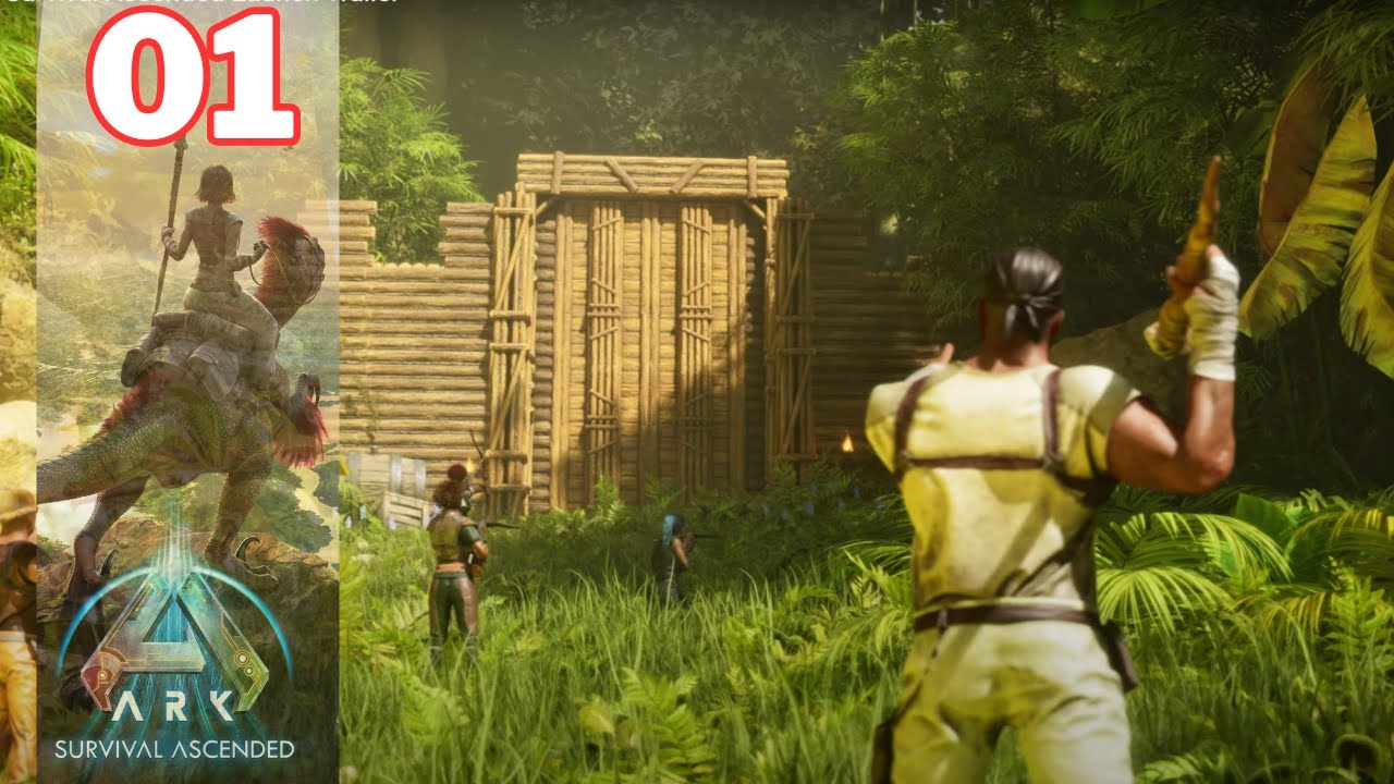 ARK ASA 01 - CONHECENDO ESSE NOVO MUNDO - Ark Survival Ascended - YouTube