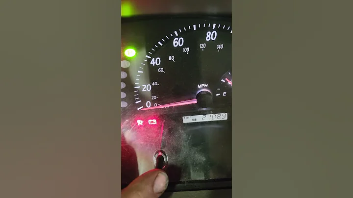 2004 Toyota Camry LE Maintenance Required Light Reset