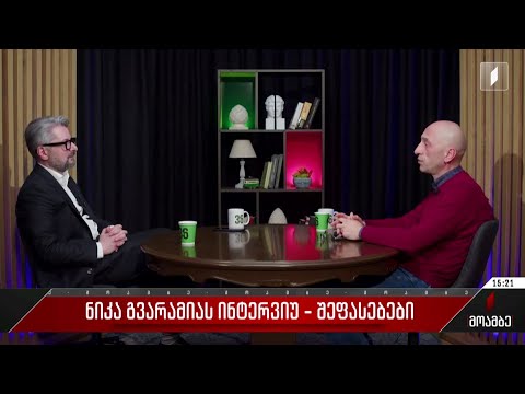 ნიკა გვარამიას ინტერვიუ - შეფასებები პოლიტიკურ სპექტრში