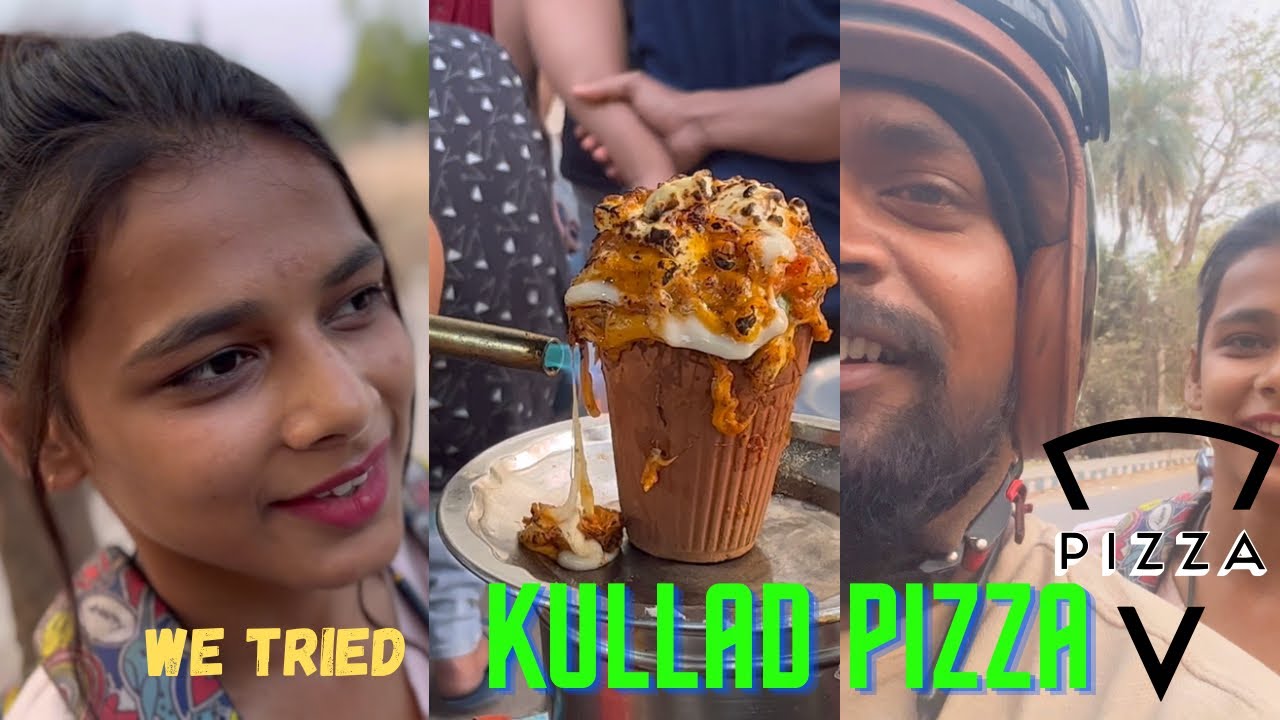 We tried KULLAD PIZZA in JHANSI Deepak Kumar Vlogs YouTube