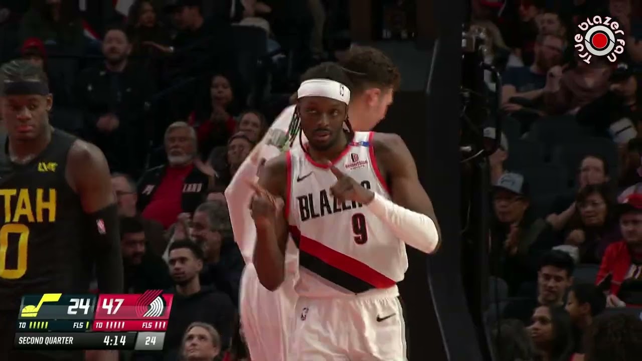 Portland Trail Blazers vs Utah Jazz - My Favorite Second Quarter Plays