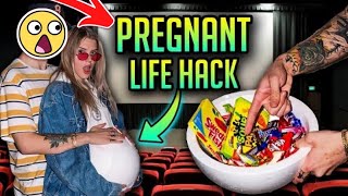 SNEAKING FOOD INTO THE MOVIES LIFE HACK *Almost Caught*😳😳 ft Alissa Violet