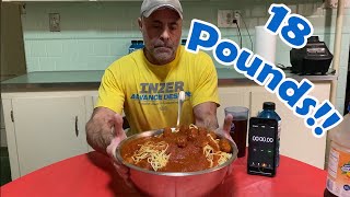 18 Pound Spaghetti & Meatballs Challenge