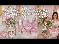 🎀🐰NEW! DIY EASTER SPRING DECOR CRAFTS WREATH🐰🌷I Love Spring~ ep 3 Olivias Romantic Home