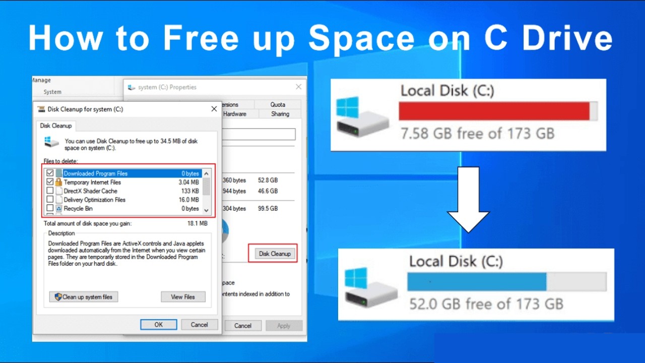 5 ways to Free Up Space on C Drive Without Deleting Important Files in ...