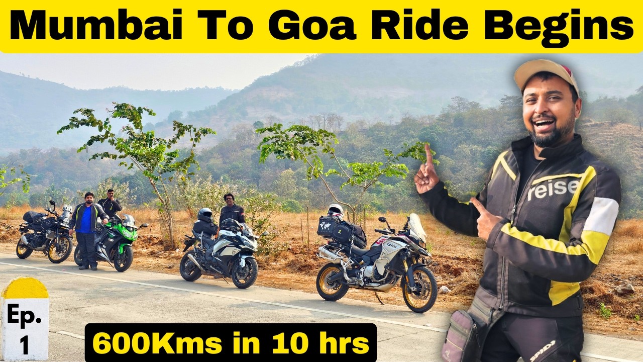 THE WAIT IS OVER - FASTEST MUMBAI TO GOA RIDE via NH66 Old Goa Highway on My Superbike 🔥