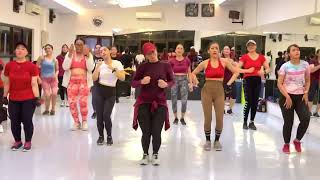 BELLY DANCER REMIX ZUMBA, Choreo by Zin Dina, Zumba with AREA FITNESS N GYM