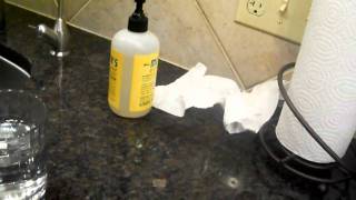 Surface Tension and Density Paper Clip Experiment.mp4