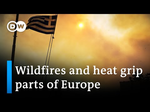 Europe braces for record heat as wildfires hit greece | dw news