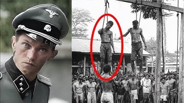 Execution of Erich Muhsfeldt - Nazi Psychopath who burned prisoners alive