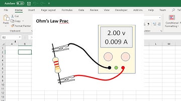 Graphing Your Ohms Law Data in Excel