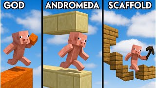 How to Bridge Like a Pro in Minecraft (God, Andromeda & Scaffold Tutorial!)