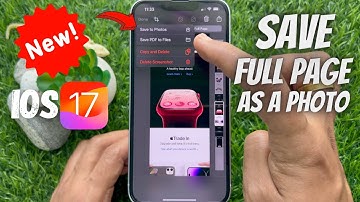 How to Save a Full Page or 