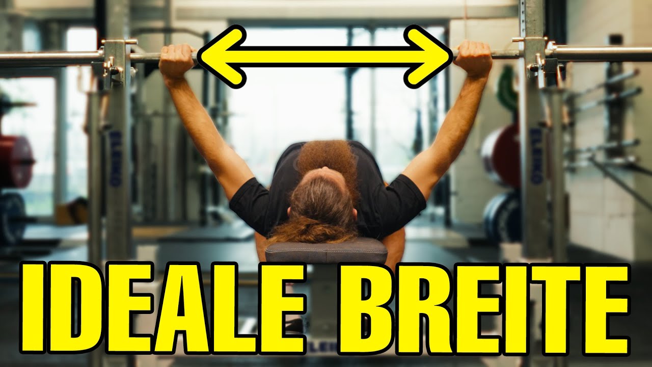 Ideale Griffbreite beim Bankdrücken finden | Anleitung