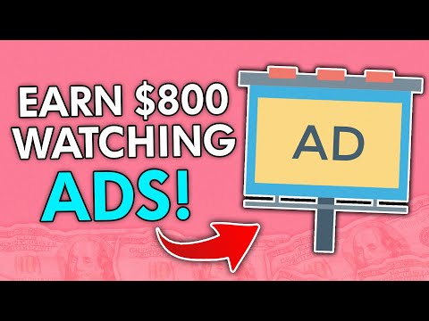 EARN $800 DAILY WATCHING ADS! 