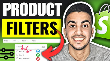 Productfilters toevoegen in Shopify (filteren)