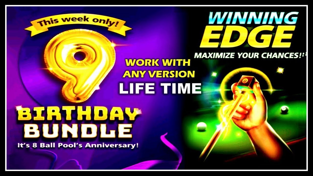 8 Ball Pool Birthday Bundle Backup